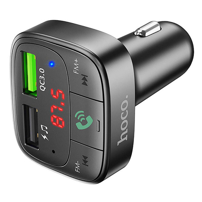 АЗУ FM модулятор Hoco E59 Promise 18W (2USB-A) Херсон - зображення 2