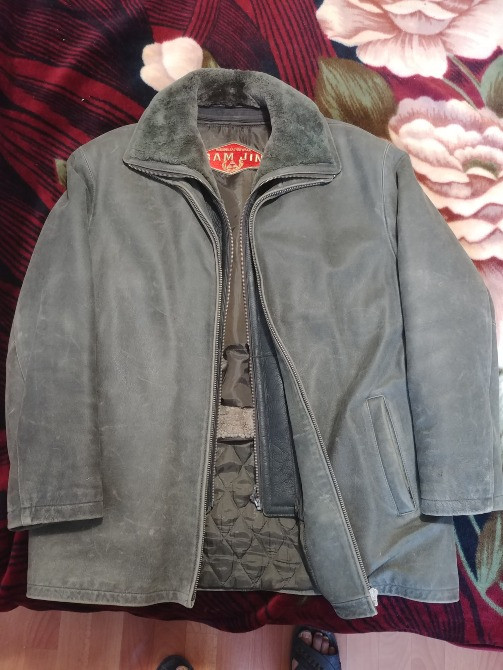 Куртка кожаная мужская всесезонная (52-54р) (зима, весна, осень) Лубни - зображення 8