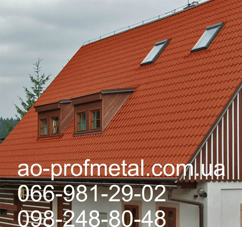 Металлочерепица РАЛ 8004 МАТОВАЯ. Київ - зображення 1