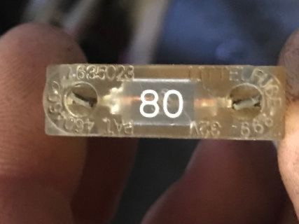 Бу предохранитель 80A max, 4604602-4635023, 7700410544, белый. Кропивницкий - изображение 2