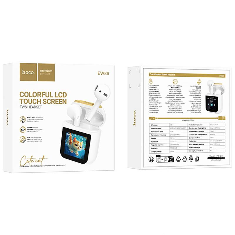 Беспроводные TWS наушники Hoco EW86 Cat Херсон - изображение 2