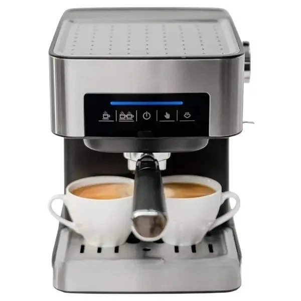 Кофеварка рожковая Domotec MS-136 850 Вт серебристая Киев - изображение 2