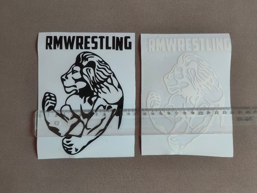 Наклейка Лев на авто Чёрная. Белая Киев - изображение 8