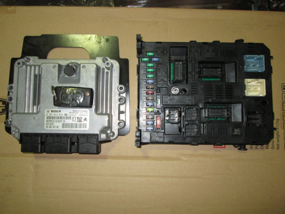 Блок управления двигателем Citroen Berlingo 1.6 hdi 2008-2015 (0281013872) Ковель - изображение 1