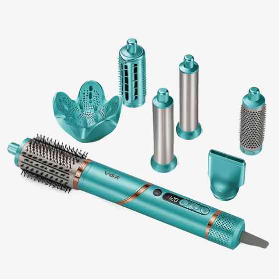 Фен-стайлер VGR 7 в 1 V-477 GREEN 1400 Вт зеленый Київ