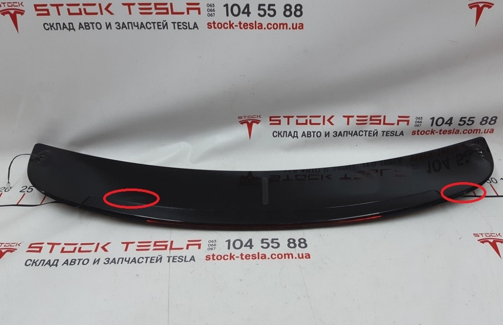 Спойлер пассивный с подсветкой в сборе с повреждением Tesla model X 1048429-01-C Киев - изображение 1