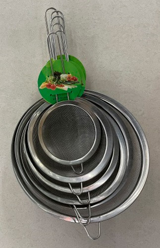 Сито з ручкою Stenson SS R-88944-24 24 см сріблясте Київ - зображення 1