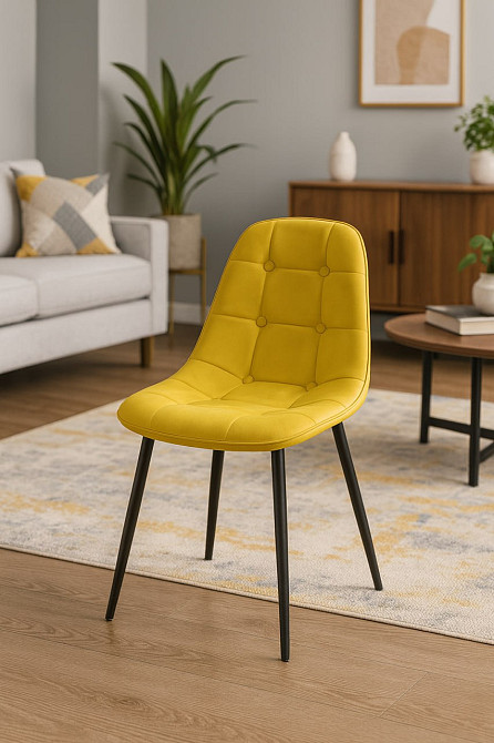 Стілець обідній Агата колір жовтий, зелений Днепр - изображение 4