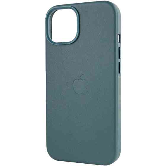 Кожаный чехол Leather Case (AA Plus) with Magnetic Fit для Apple iPhone 14 (6.1") Херсон