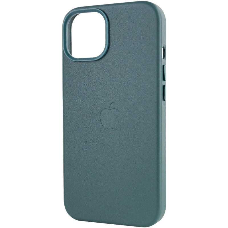Кожаный чехол Leather Case (AA Plus) with Magnetic Fit для Apple iPhone 14 (6.1") Херсон - зображення 6