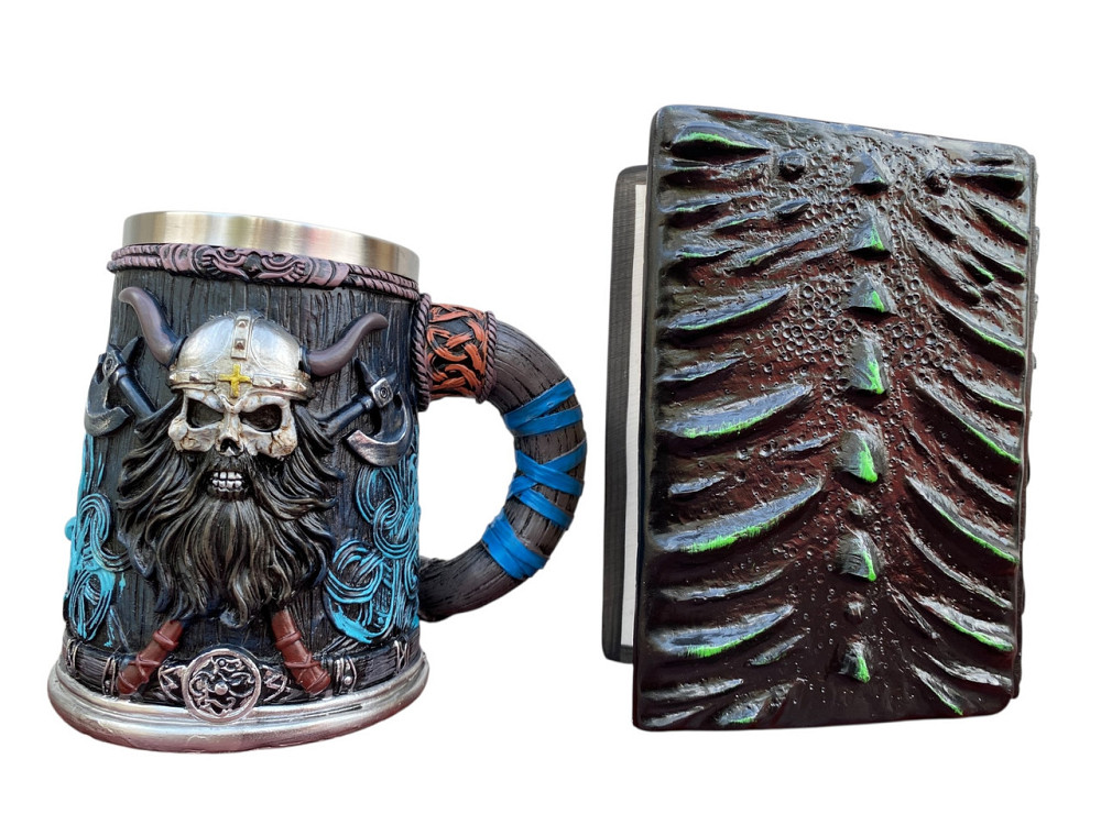 Подарочный набор Кухоль 3 Скандинавский Воина и Блокнот 3 «Око Лесного Дракона» Київ - зображення 4