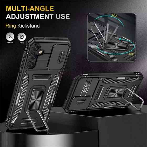 Ударопрочный чехол Camshield Army Ring для Samsung Galaxy S24 Херсон