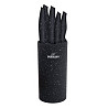 Набір кухонних ножів Bohmann BH-6165-Black 6 предметів чорний Київ