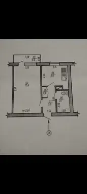 Продам 1-к квартиру, смт Нива Трудова, центр4-й поверх з 5, не кутова Апостолове