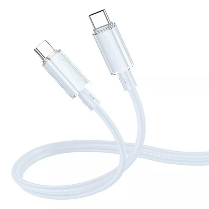 Дата кабель Borofone BX112 Lemon Type-C to Type-C 60W (1m) Херсон - зображення 2