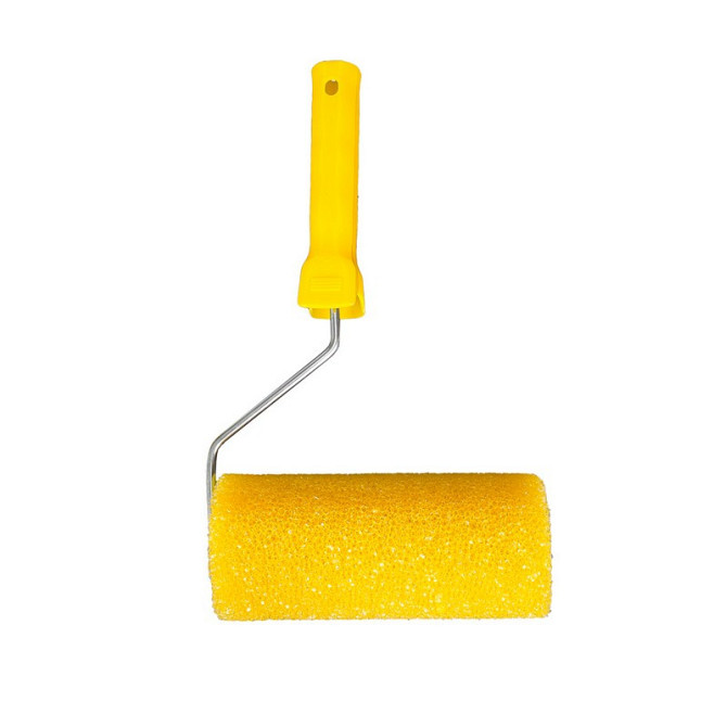 Валик малярный структурный MASTERTOOL Moltopren Decor 80/180 мм Ø 6 мм с ручкой 92-6103 Харків - зображення 1