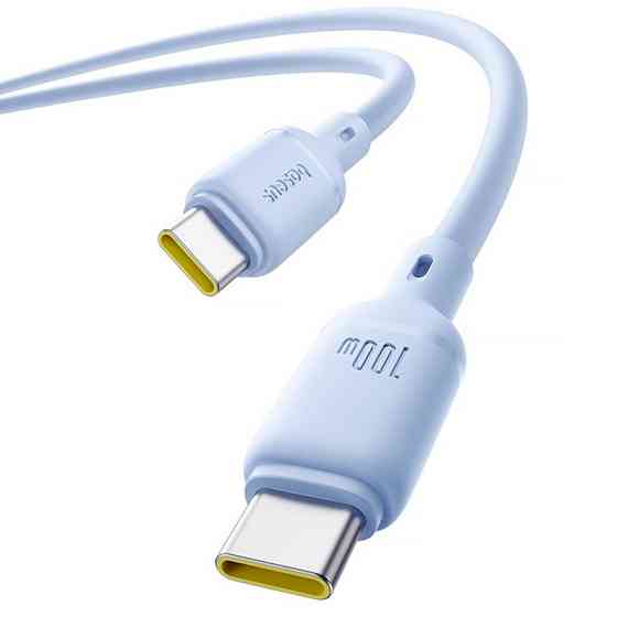 Дата кабель Baseus Silky Series OS Fast Charging Type-C to Type-C 100W (1m) (P10377704) Херсон