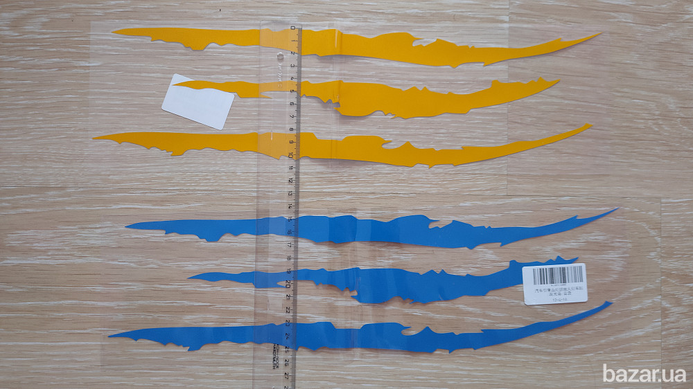 Стикер на авто-мото Царапина Когтем Борисполь - изображение 6