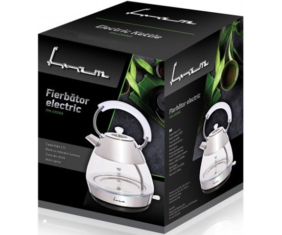 Електрочайник FRAM FEK-2200GX 1.7 л белый Киев - изображение 2