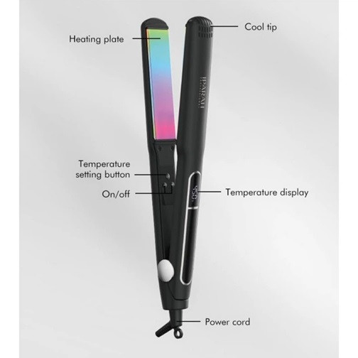 Выпрямитель для волос IPARAH P-123 50 Вт черный Київ - зображення 9
