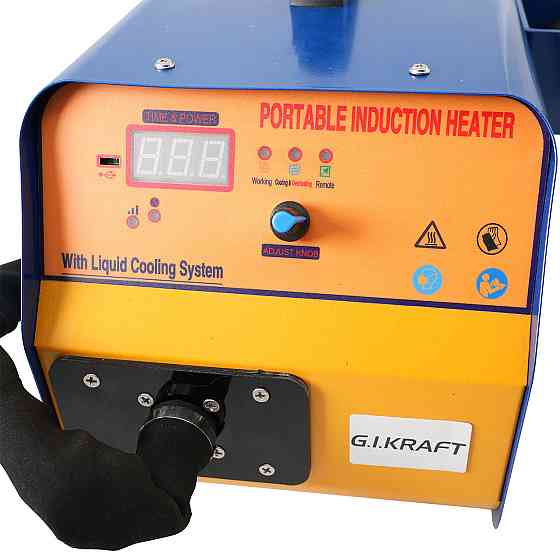 Индукционный нагреватель 3.5KW с жидкостным охлаждением 220V G.I.KRAFT WCIH-3.5KW Харьков