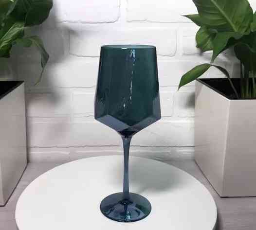Бокал для вина OLens Дзеркальна бірюза 374018-1 600 мл Киев