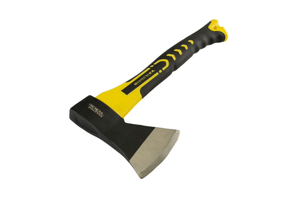 Топор MASTERTOOL 600 г HRC 50 рукоятка фиберглассовая 390 мм 05-0201 Харків - зображення 5