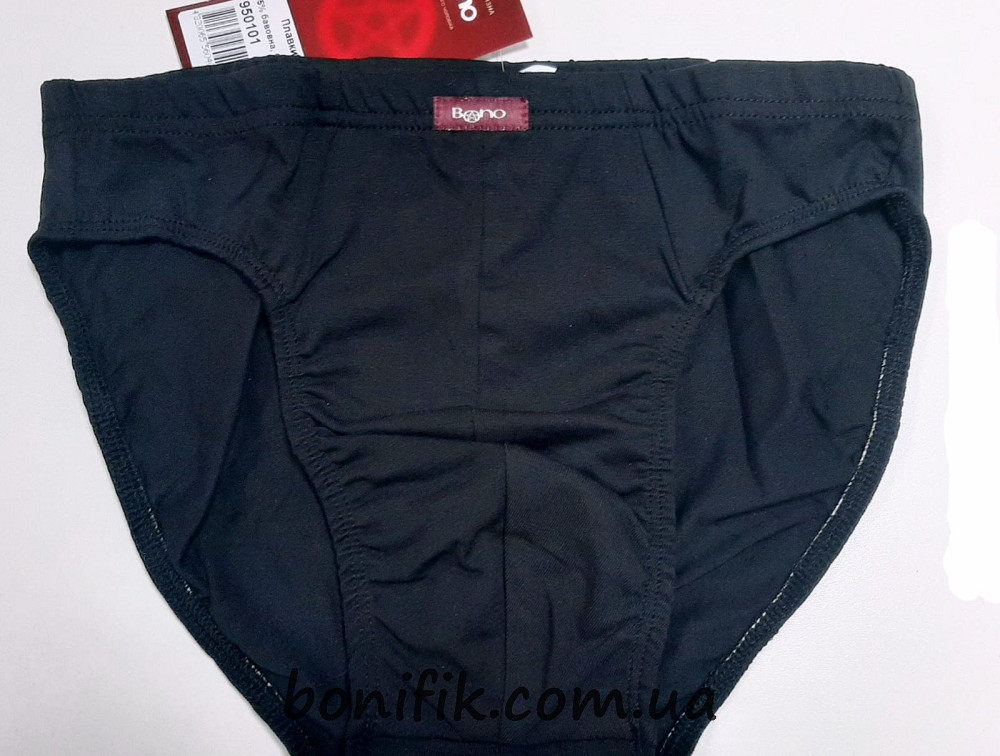 Черные мужские плавки от ТМ "BONO" (арт. МП 950101) Кривий Ріг - зображення 1