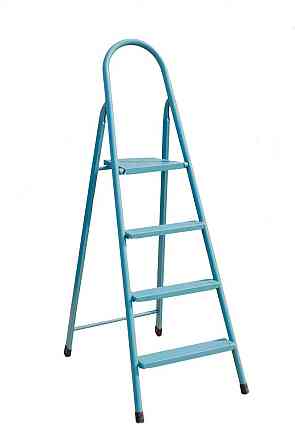Лестница металлическая ГОСПОДАР "ИТАЛИЯ" 4 ступени h 870 мм max 150 кг 79-1044 Харків