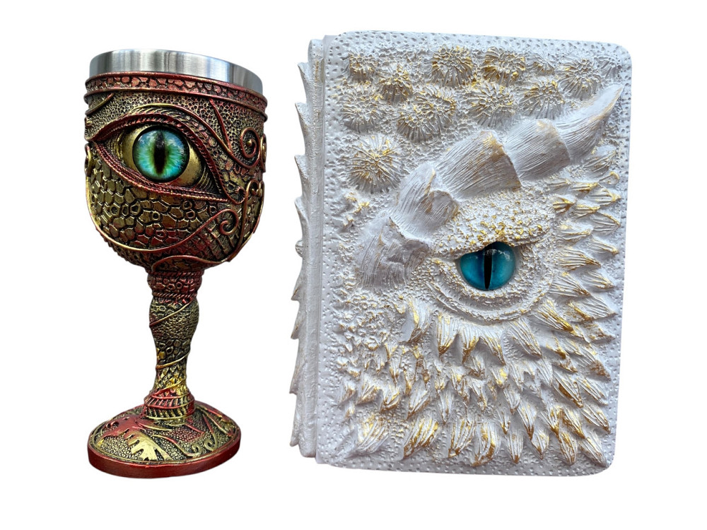 Подарочный набор Бокал 3D Глаз Зеленый и Блокнот 3D «Око Ледяного Хранителя» Київ - зображення 1