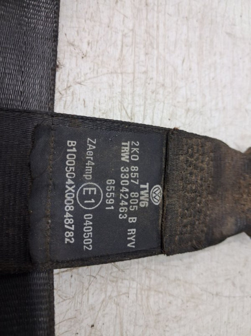 Ремень безопасности передний левый Volkswagen Caddy 2K 1.9 DIESEL BJB 2003 (б/у) Киев - изображение 4