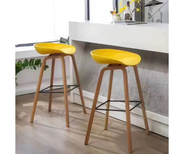 Стілець Адель барний високий жовтий Дніпро - зображення 2