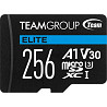 Карта пам'яті Team Elite microSDXC 256GB UHS-I/U3 Class 10 (TEAUSDX256GIV30A103) (Код товару:40914) Харьков