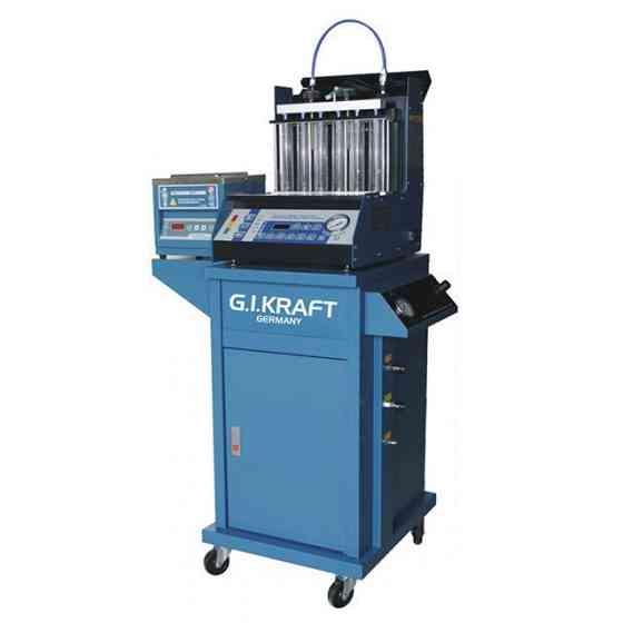 Стенд для промывки форсунок (6 форсунок, тележка, УЗ-ванна с таймером) G.I. KRAFT GI19114 Харків