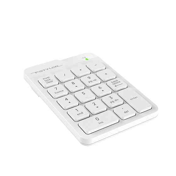 Клавиатура компьютерная безпроводная цифровой блок A4Tech Fstyler Numpad FGK21C(White) белая Киев