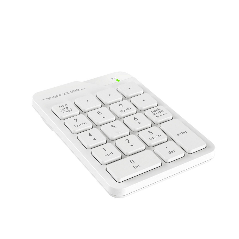 Клавиатура компьютерная безпроводная цифровой блок A4Tech Fstyler Numpad FGK21C(White) белая Київ - зображення 6