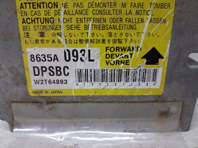 Блок AIRBAG Mitsubishi Pajero Wagon 4 3.2 ДИЗЕЛЬ 4M41 2006 (б/у) Киев - изображение 3