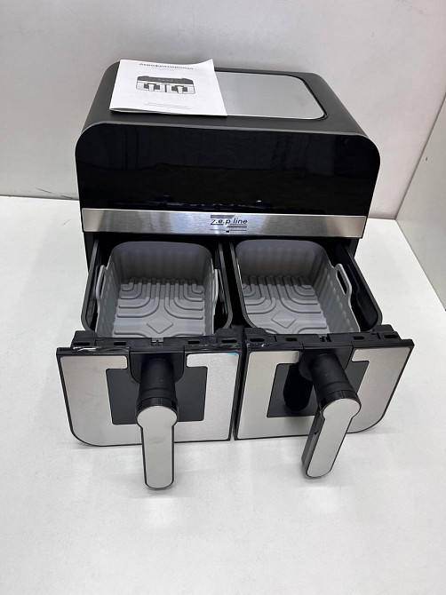 Аэрогриль мультипечь на два чаши с силиконовой формой в подарок Zepline ZP-0218 12 л 4200 Вт Київ - зображення 5