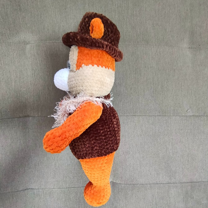 Іграшка в'язана м'яка Чіп бурундук рятівник персонаж з мультфільма ручна робота Нововолынск - изображение 2