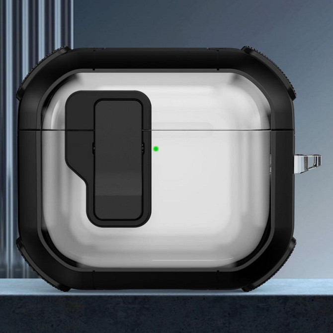 Футляр противоударный Locking Button для наушников Airpods 4 Херсон - изображение 2