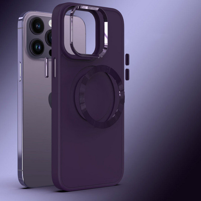 TPU чехол Bonbon Metal Style with MagSafe для Apple iPhone 16 Pro (6.3") Херсон - зображення 9
