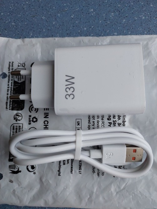 Швидкісна зарядка 33 Вт + кабель для Xiaomi Samsung, Huawei Київ - зображення 2