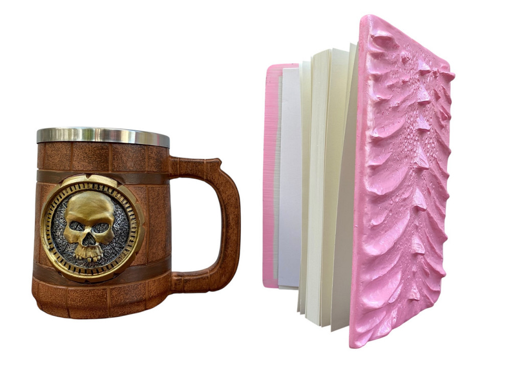 Подарочный набор Кружка 3 Череп и Блокнот 3 «Дракон Единорога» Киев - изображение 4