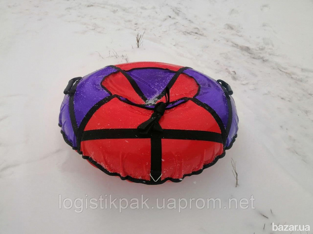 Тюбинг 100 см "Виола" (ПВХ) ватрушка для катания на снегу Харків - зображення 3