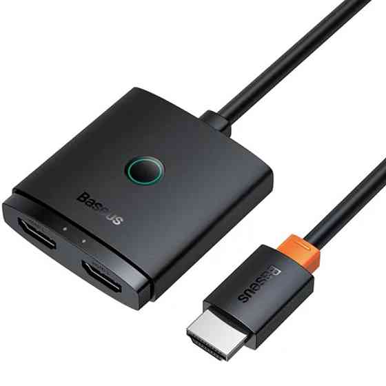 Переходник HUB Baseus AirJoy Series 2in1 HDMI to HDMI/HDMI (B01331105) Херсон