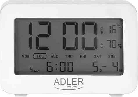 Термогигрометр Adler AD 1196 white 15х17х23 см белый Київ