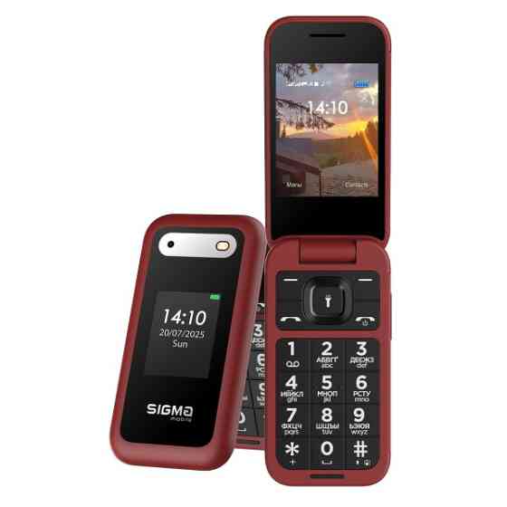 Телефон Sigma mobile X-Style 281 Clik Red (Код товару:43521) Харків