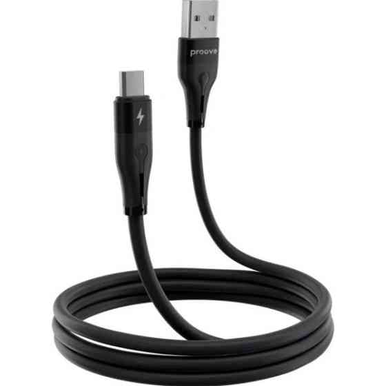 Кабель Proove Soft Silicone USB to Micro 2.4A 1m Black (CCSO20001301) Харків