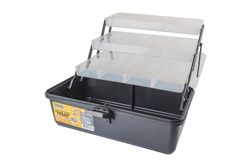 Ящик органайзер MASTERTOOL РЫБАК 14,5" 365х215х200 мм 79-3005 Харків - зображення 4