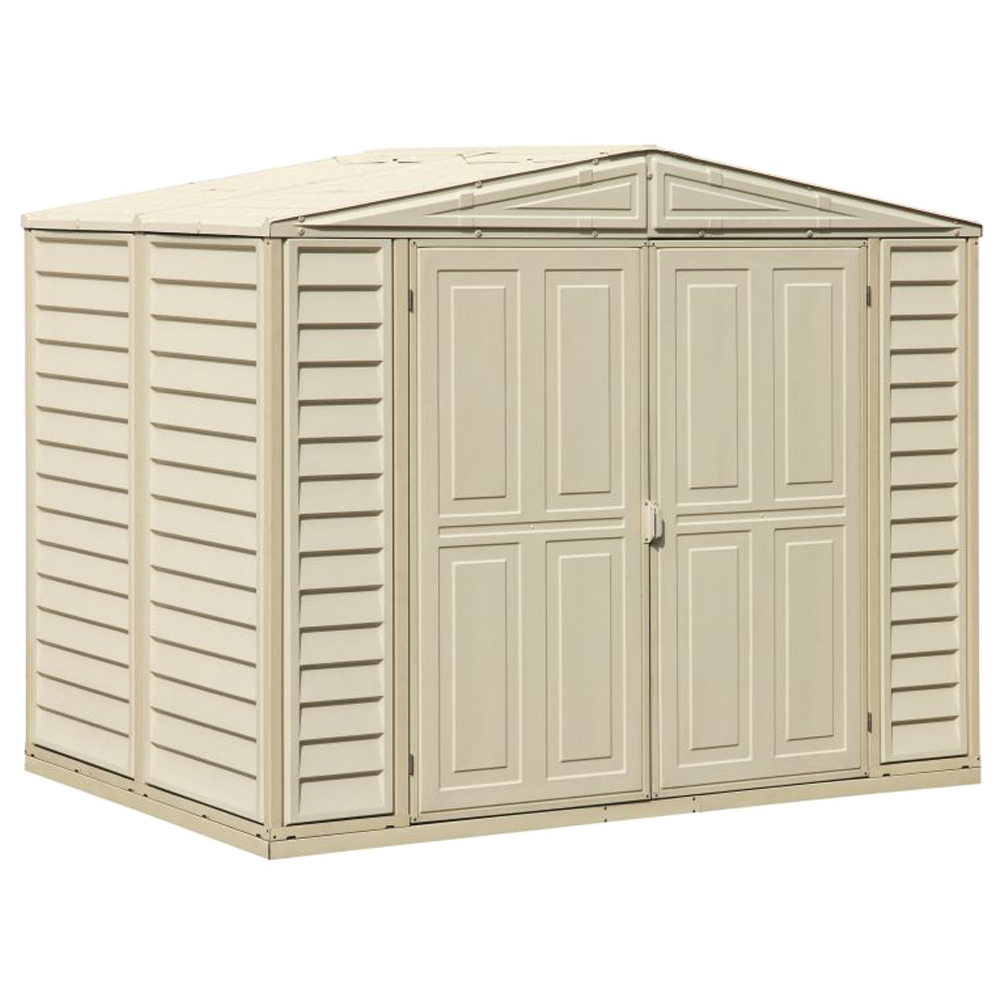 Сарай пластиковый DuraMate 240x163x186 см слоновая кость Київ - зображення 1